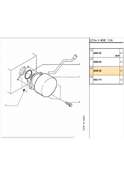 Vakum Oring Berlingo Jumper Jumpy Xsara Xantia Dw8 (455606)