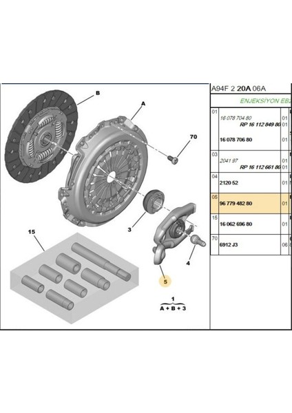 Debriyaj Çatalı (9677948280)