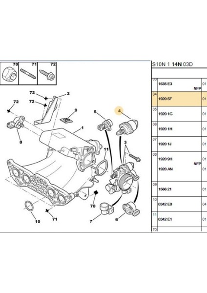 Rolanti Ayarlayıcı 106 206 Saxo (HLAB2700-SGM80121-19205F)