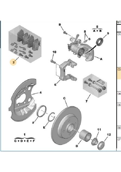 Ön Balata Jumpy (3972-4253.64) fiyatları