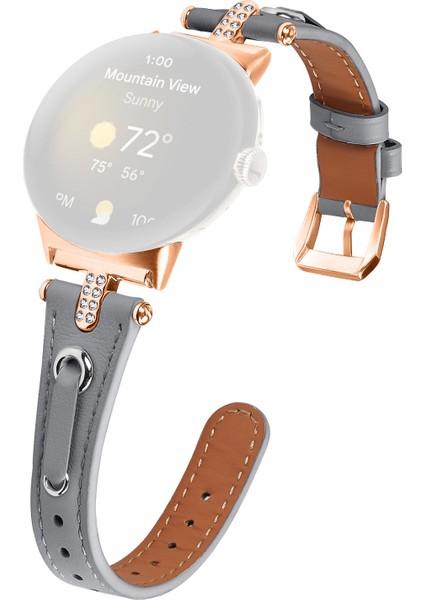 Google Pixel Watch Deri Saati Strap Watch Band (Yurt Dışından)