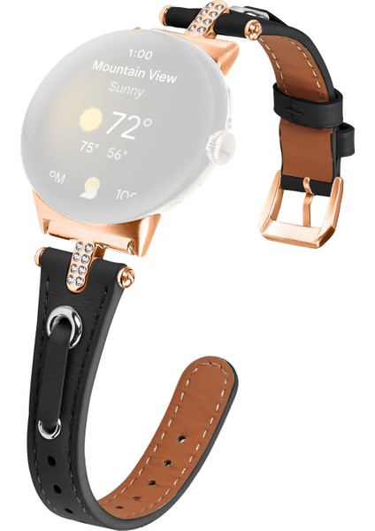 Google Pixel Watch Deri Saati Strap Watch Band (Yurt Dışından)