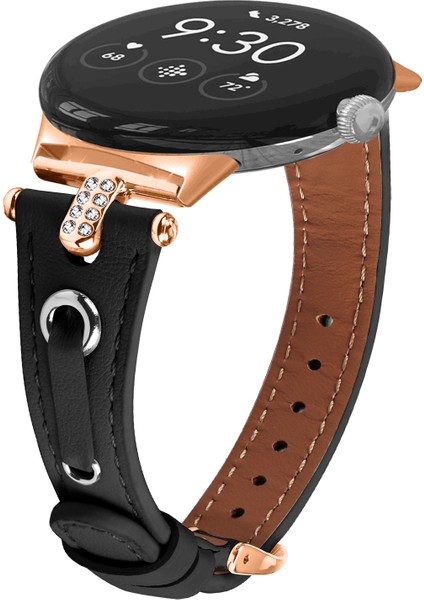 Google Pixel Watch Deri Saati Strap Watch Band (Yurt Dışından)