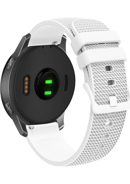 Samsung Gear S3 / Huami Amazfit Pace Silikon Silikon Izle Bant Ekose Desen 22MM Kayış (Yurt Dışından)