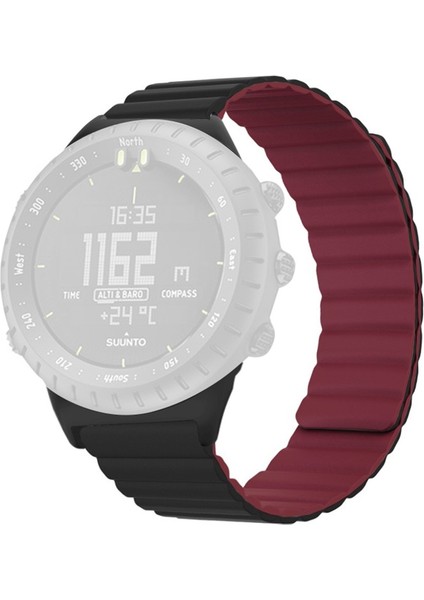 Suunto Core Manyetik Saat Bandı 22MM Cilt Dostu Silikon Kayış (Yurt Dışından)
