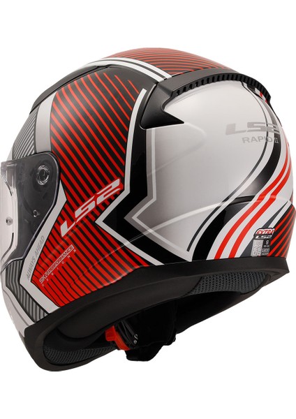 Rapıd 2 Extra Beyaz-Kırmızı Kask modelleri