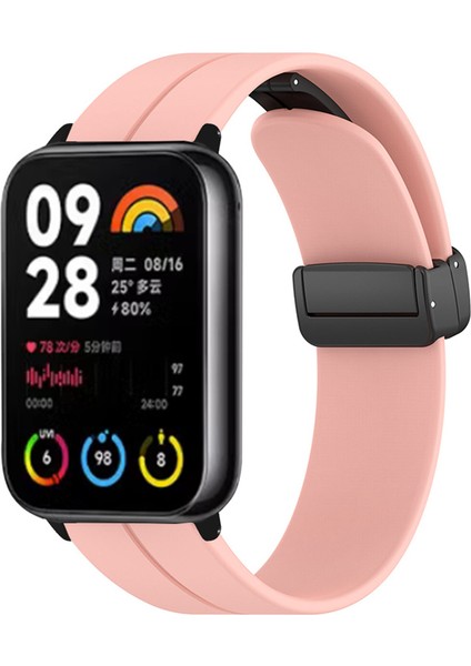 Xiaomi Smart Band 8 Pro Silikon Manyetik Katlanır Tokalı (Yurt Dışından) modelleri
