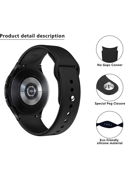 Samsung Galaxy Watch6 / Watch6 Classic / Watch5 Silikon Silyikon Band Ayarlanabilir Kayış (Yurt Dışından) indirimleri