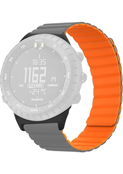 Suunto Core Manyetik Saat Bandı 22MM Cilt Dostu Silikon Kayış (Yurt Dışından)