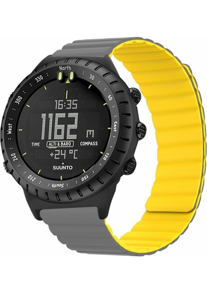 Suunto Core Manyetik Saat Bandı 22MM Cilt Dostu Silikon Kayış (Yurt Dışından)