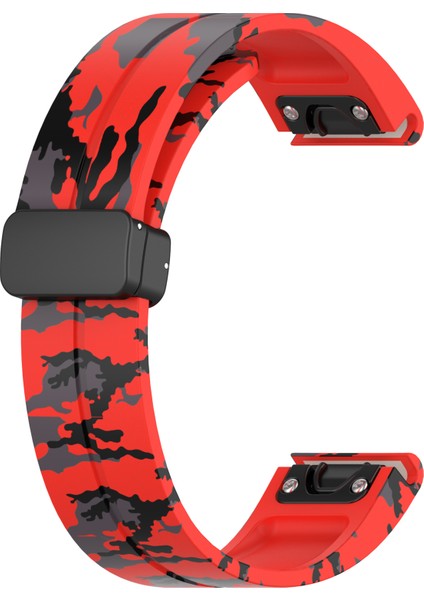 Garmin Tactix 7 Pro / Fenix 7x / 6x / 6x Pro / 5x Plus Black Buckle Watch Band 26MM Silikon Kayış (Yurt Dışından) modelleri