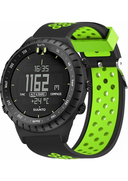 Suunto Core Silikon Izle Bantlar Çift Renk Nefes Bulabilir 22MM Spor Kayışları (Yurt Dışından)