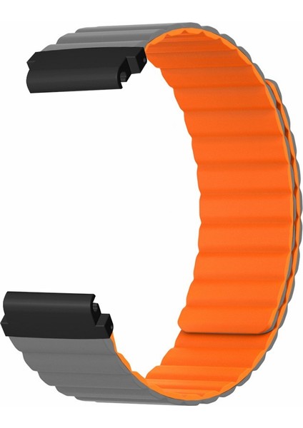 Huami Amazfit Falcon / Garmin Fenix 7/6/5 Manyetik Izleme Bant Silikon Yedek Kayışı 22MM Pc Konnektörüne Sahip (Yurt Dışından) modelleri