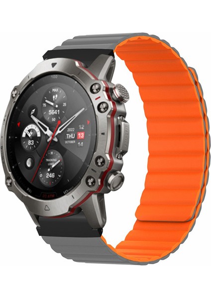 Huami Amazfit Falcon / Garmin Fenix 7/6/5 Manyetik Izleme Bant Silikon Yedek Kayışı 22MM Pc Konnektörüne Sahip (Yurt Dışından) fırsatları