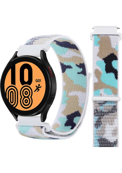 Samsung Galaxy Watch6 Classic / Garminactive 5 Naylon Saat Kayışı 20MM Kamuflaj Bilek Bandı (Yurt Dışından) modelleri