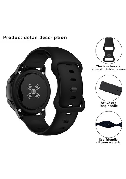 Samsung Galaxy Watch6 Classic Watch Band 20MM Silikon Kayış (Yurt Dışından) modelleri
