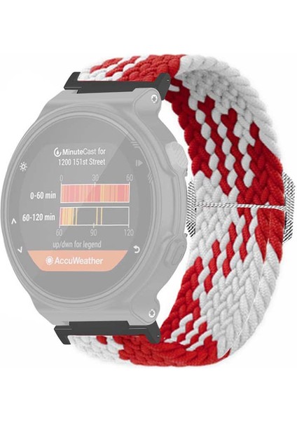 Garmin Forerunner 220 / 230/235 / 735XT / 620/630 Izle Kayışı Esnek Örgülü Naylon Bant (Yurt Dışından)
