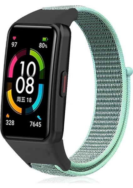 Huawei Band 6/6 Pro / Honor Band 6 Izle Kayışı Naylon Döngü Ayarlanabilir Bilek Bandı (Yurt Dışından) modelleri