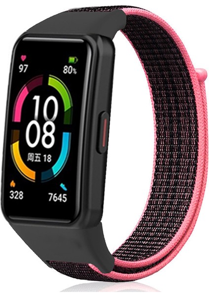 Huawei Band 6/6 Pro / Honor Band 6 Izle Kayışı Naylon Döngü Ayarlanabilir Bilek Bandı (Yurt Dışından) indirimleri