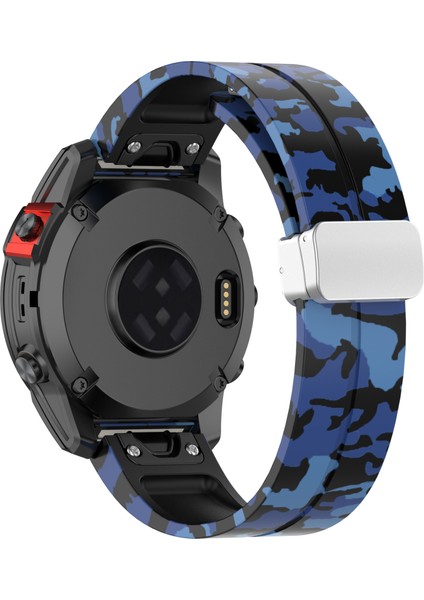 Garmin Fenix 7s / 6s Pro / 5s Plus / Instinct 2s Kamuflaj Izleme Bantları 20MM Spor Kayışı (Yurt Dışından)