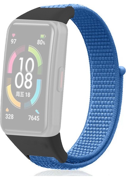 Huawei Band 6/6 Pro / Honor Band 6 Izle Kayışı Naylon Döngü Ayarlanabilir Bilek Bandı (Yurt Dışından)