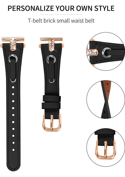 Garminmove 3 / Vivomove 3 Izle Bandı Deri T-Belt (Yurt Dışından)