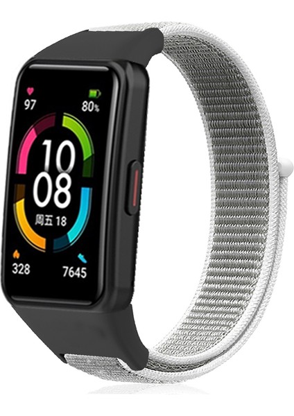 Huawei Band 6/6 Pro / Honor Band 6 Izle Kayışı Naylon Döngü Ayarlanabilir Bilek Bandı (Yurt Dışından) indirimleri