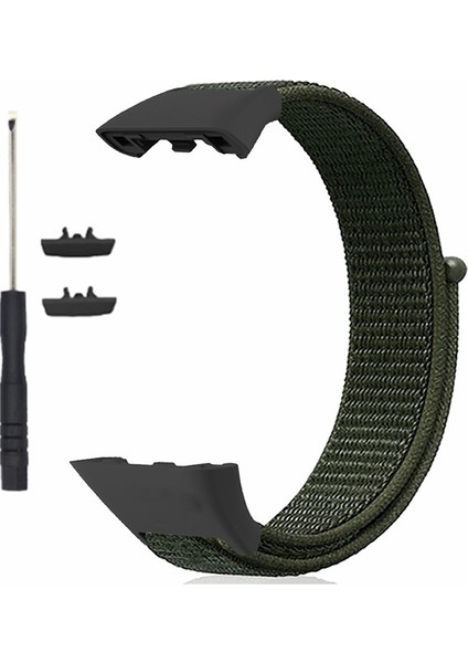 Huawei Band 6/6 Pro / Honor Band 6 Izle Kayışı Naylon Döngü Ayarlanabilir Bilek Bandı (Yurt Dışından) modelleri