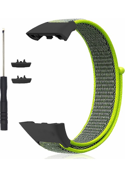 Huawei Band 6/6 Pro / Honor Band 6 Izle Kayışı Naylon Döngü Ayarlanabilir Bilek Bandı (Yurt Dışından) fırsatları