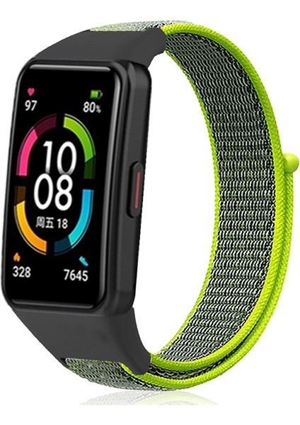 Huawei Band 6/6 Pro / Honor Band 6 Izle Kayışı Naylon Döngü Ayarlanabilir Bilek Bandı (Yurt Dışından) indirimleri