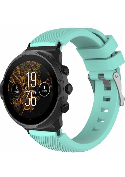 Suunto Spartan Sport Wrist Hr Baro / Suunto 7 Izle Kayışı 24MM Twill Doku Silikon Bant (Yurt Dışından) fırsatları