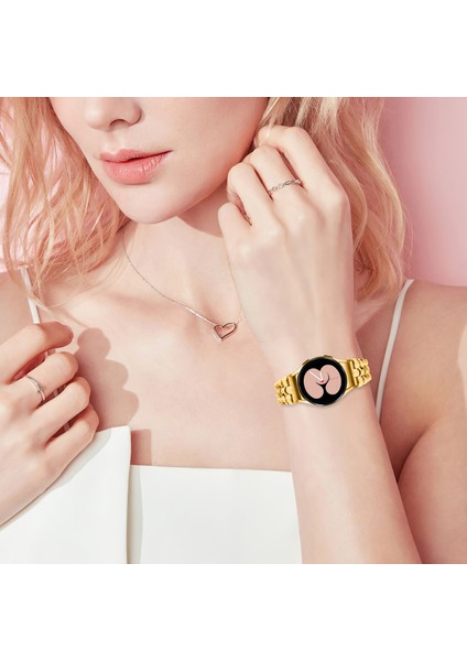 Samsung Galaxy Watch4 / Watch4 Classic / Watch 5 / Watch 5 Active Slim Watch Band Sakinsiz Metal Izleme Kayışı (Yurt Dışından) indirimleri