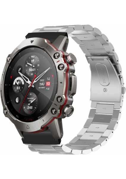 Huami Amazfit Falcon / Garmin Fenix 7/6/5 22MM Pc Konnektörlü Paslanmaz Çelik Kayışı Izle (Yurt Dışından) fırsatları