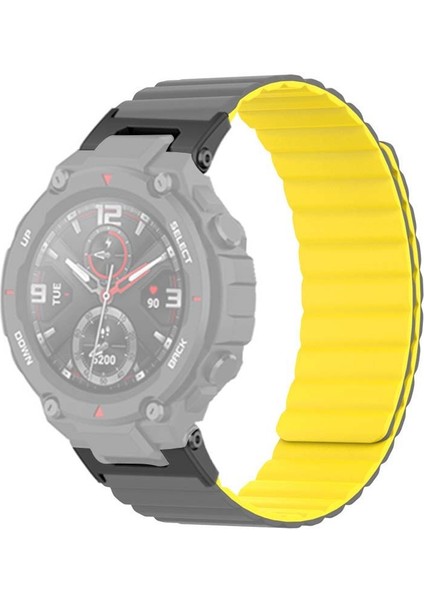 Huami Amazfit T-Rex / T-Rex Pro Silicone Saati Strap Manyetik Saat Bandı (Yurt Dışından)