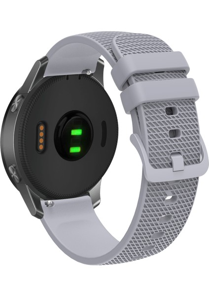 Samsung Gear S3 / Huami Amazfit Pace Silikon Silikon Izle Bant Ekose Desen 22MM Kayış (Yurt Dışından)