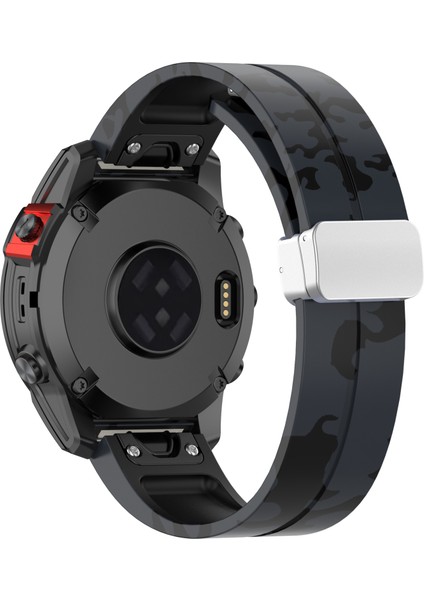 Garmin Fenix 7s / 6s Pro / 5s Plus / Instinct 2s Kamuflaj Izleme Bantları 20MM Spor Kayışı (Yurt Dışından)