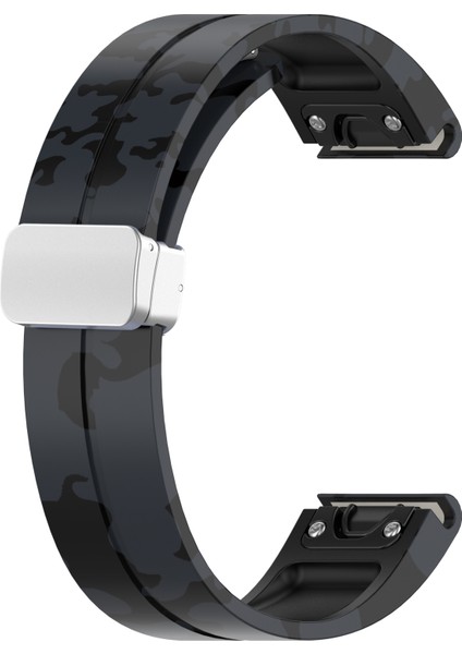 Garmin Fenix 7s / 6s Pro / 5s Plus / Instinct 2s Kamuflaj Izleme Bantları 20MM Spor Kayışı (Yurt Dışından) modelleri