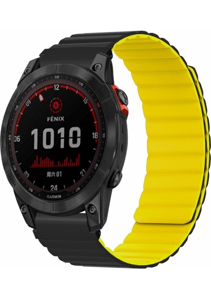 Garmin Fenix 7s / 6s / 5s 20MM Pc Konektörlü Watch Band Yedek Manyetik Silikon Kayış (Yurt Dışından) fırsatları