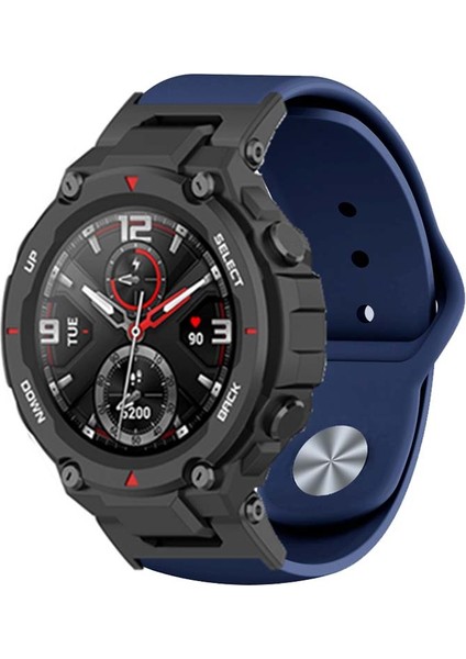 Huami Amazfit T-Rex / T-Rex Pro Silicone Saat Kayış Alaşım Tokası Yedek Izleme Bandı (Yurt Dışından) modelleri