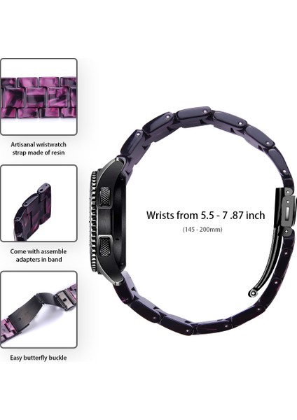 Garmin Vivoactive 4 Reçine Saat Kayışı 22MM Su Geçirmez Yedek Izleme Bandı (Yurt Dışından) modelleri