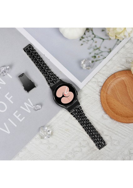 Samsung Galaxy Watch6 / Watch6 Classic Metal Izleme Strap Sakinsiz Ince Saat Bandı (Yurt Dışından) fırsatları