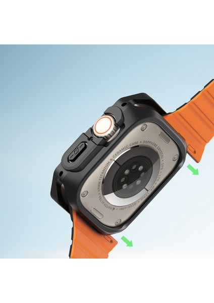 Apple Watch Ultra 2 / Ultra 49MM Izle Kılıf Pc+Silikon Izle Kapak Koruyucu (Yurt Dışından) indirimleri