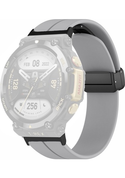 Huami Amazfit T-Rex 2 Silikon Izle Band Manyetik Katlanır Toka Bilek Kayışı (Yurt Dışından)