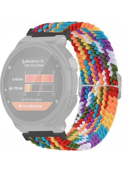 Garmin Forerunner 220 / 230/235 / 735XT / 620/630 Izle Kayışı Esnek Örgülü Naylon Bant (Yurt Dışından)