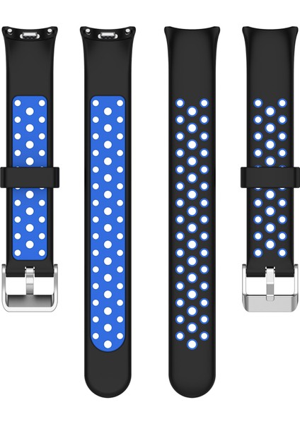 Xiaomi Smart Band 8 Izle Kayışları Paslanmaz Çelik Konektörlü Çift Renkli Silikon Bant (Yurt Dışından) indirimleri