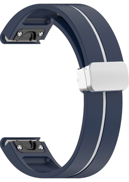 Garmin Fenix 7s / 6s Pro / 5s Plus / Instinct 2s Silikon Saat Bantları 20MM Çift Renkli Çizgiler Kayış (Yurt Dışından) fiyatları