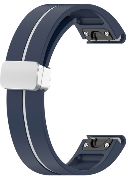 Garmin Fenix 7s / 6s Pro / 5s Plus / Instinct 2s Silikon Saat Bantları 20MM Çift Renkli Çizgiler Kayış (Yurt Dışından) modelleri
