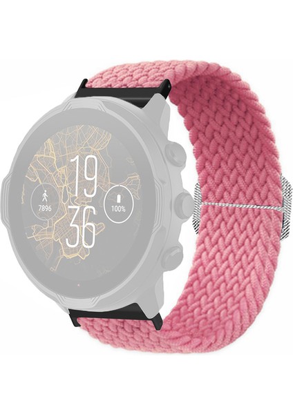 Suunto Spartan Sport Wrist Hr Baro / Suunto 7 Izle Kayışı 24MM Örgülü Naylon Bant (Yurt Dışından)