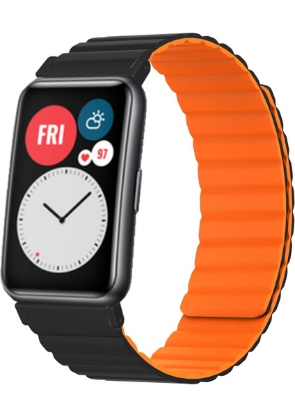 Huawei Watch Fit / Watch Fit Özel Edition Watch Band Magnetic Silikon Kayış Değiştirme (Yurt Dışından) fırsatları