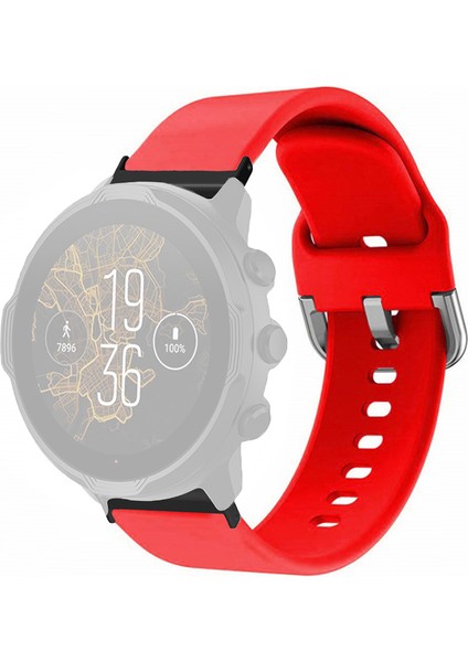 Suunto Spartan Sport Wrist Hr Baro / Suunto 7 Watch Band 24MM Ayarlanabilir Silikon Kayış (Yurt Dışından)